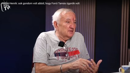 Havas Henrik széllel szemben nem pisil, ezért inkább beleesett egy bokorba